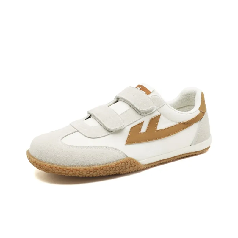 Warrior Wear resistant Lightweight Breathable And Non slip. Low Top Canvas Shoes Unisex Beige Brown-2