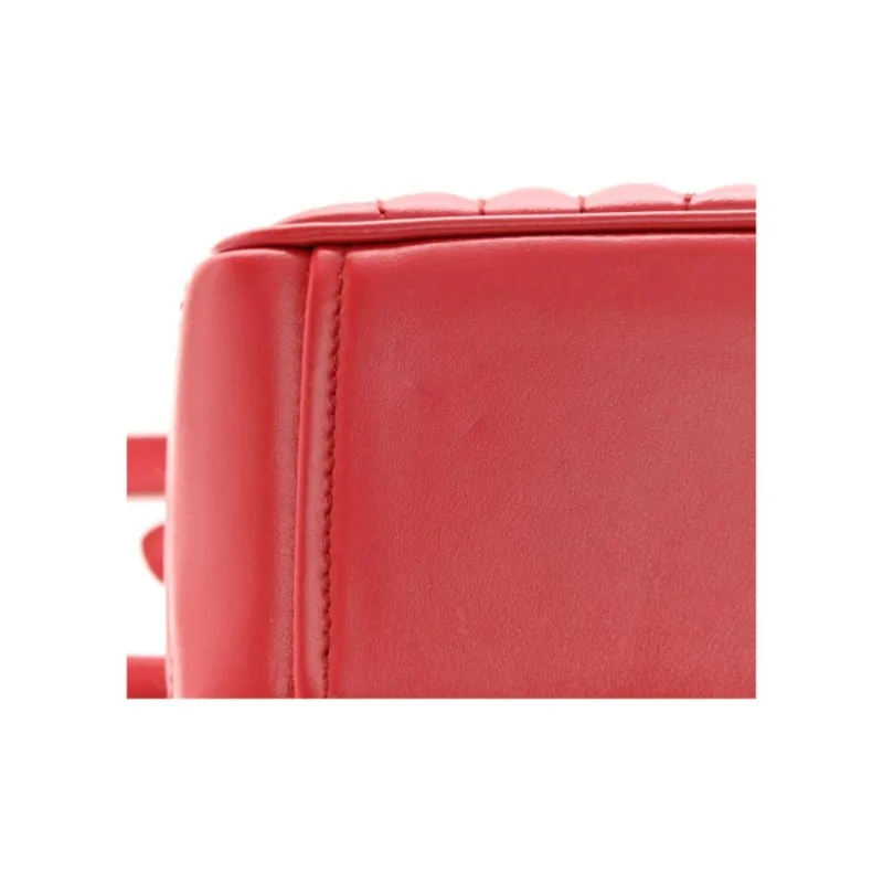 PRADA Calfskin Camera Bags Crossbody Bag Shoulder Bag Women's Red-6