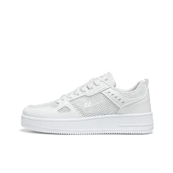 Warrior Mesh Surface White Sneakers Breathable Low Top Skateboard Shoes Men's White