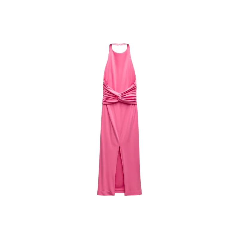 ZARA Slip Dresses Women's Pink-1