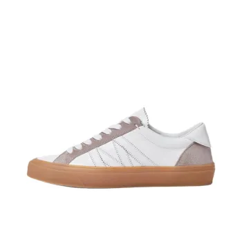 Moncler Monaco Low Top Skateboard Shoes 3cm Women's White