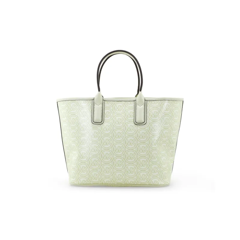 MICHAEL KORS Jodie Leather Tote Bag, Shopping Bag, Handbag Trumpets Women's Mint Green-5