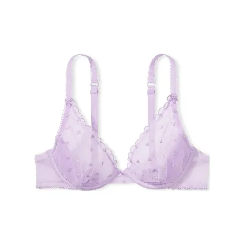 Victoria's Secret PINK WINK UNLINED PLUNGE BRA / Pastel Lilac Bra Women's Light Purple