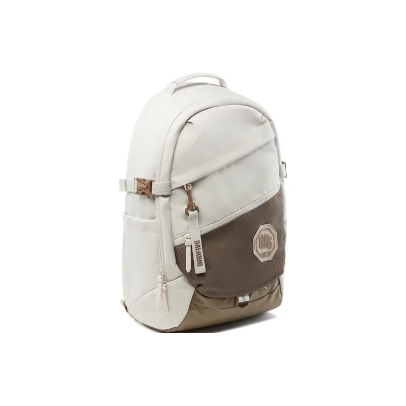 LiNing Polyester Backpack Unisex Oat Gray & Brown-1