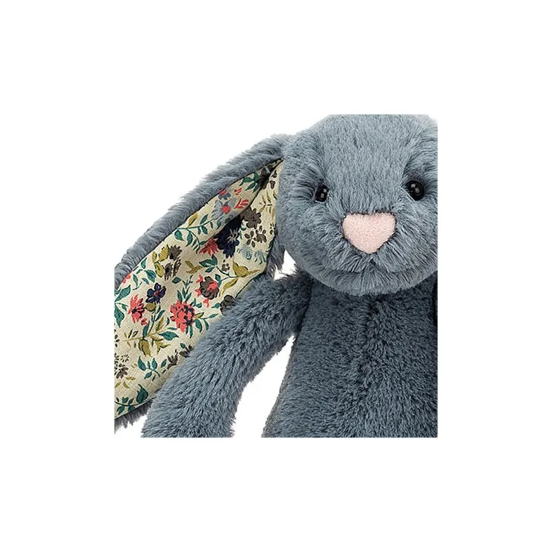 JELLYCAT Blossom Dusky Blue Bunny Stuffed Animal-1