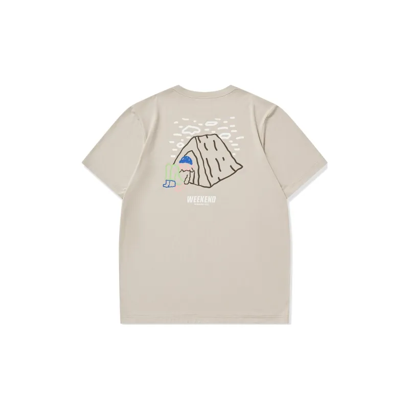 Erke T Shirt Unisex Clear Mountain Gray-1