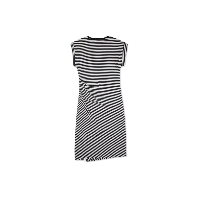 GUESS Sleeveless Dress Women's Black White-1