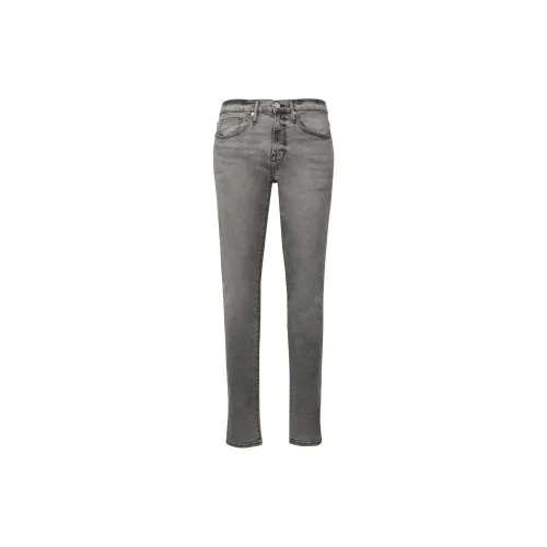 FRAME Jeans Men Gray White