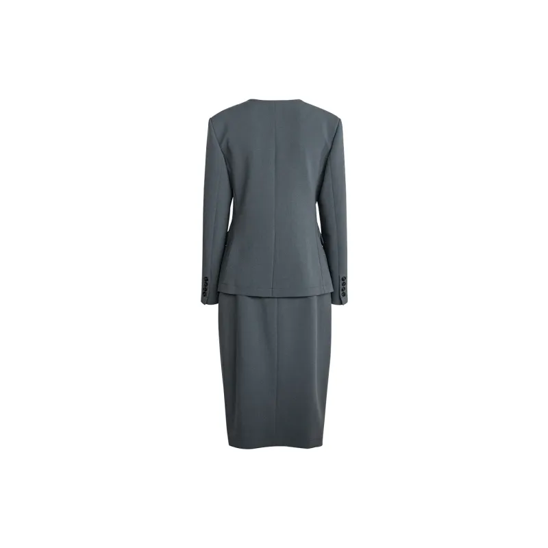 ROEYSHOUSE Business Suits Women's Gray-3