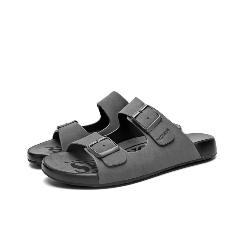 SEPTWOLVES Cut-Out Slide Slippers Unisex-10