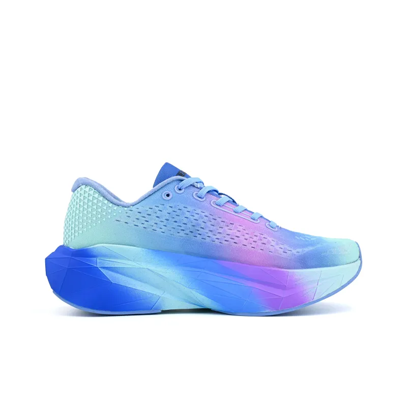 Miob&cyio Balance Anti Rollover Low Top Rocket Technology Running Shoes Unisex Flowing Purple Chasing Blue-2