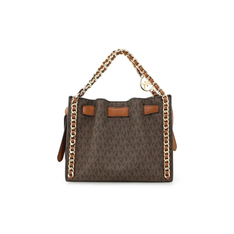 MICHAEL KORS Mina Small Signature Logo Chain Crossbody Bag-4