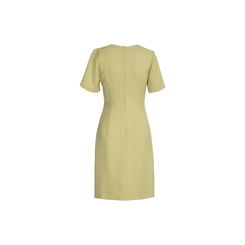 ROEYSHOUSE Short Sleeved Dress Women's Green-1