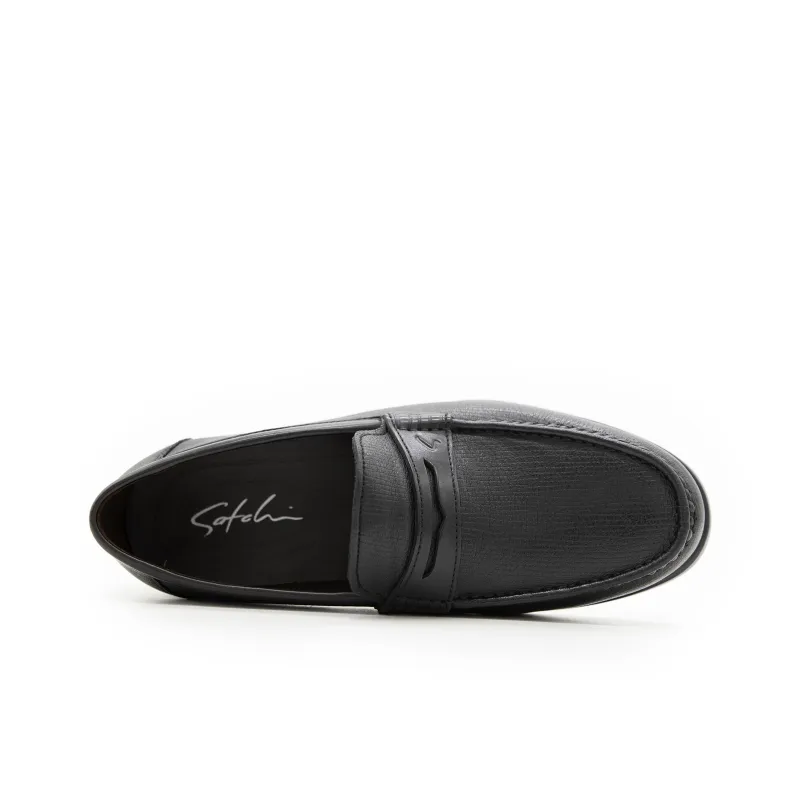 Satchi Dress Shoes Slip on Men's Black-3