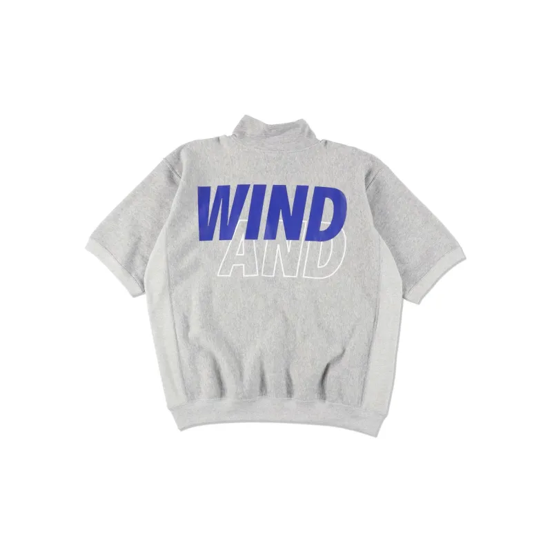 Wind And Sea X Champion WIND AND SEA Co-branded Edition T-Shirts Unisex Oxford Gray-1