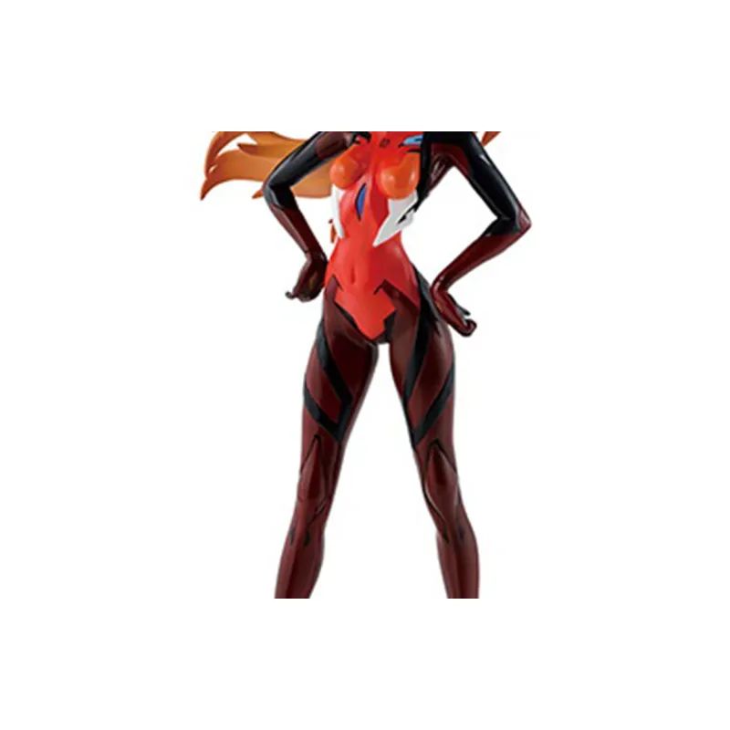 BANDAI Asuka Langley Soryu Banpresto Glass Factory, Ichiban Kuji Eva B Reward, Bonus Gift 22cm Scale Figures-2