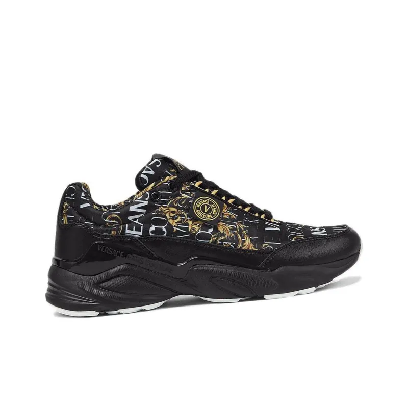 VERSACE JEANS Couture Low Top Casual Shoes Men's Black-2