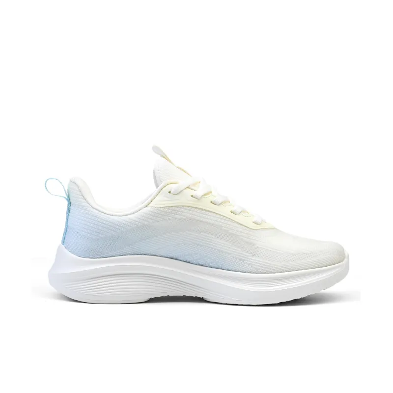 DEERWAY Cushioning Rebound Height Increasing Wear Resistant Lightweight Breathable Low Top Running Shoes Women's Blue-1