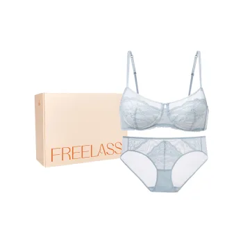 FREELASS Underwear Set Summer Women's Gift Box Set Celestial Blue