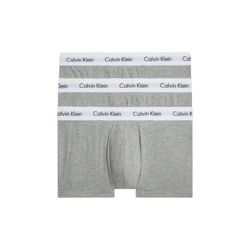 CALVIN KLEIN Underpants Europe Version Men's 3 Pack Gray Mixed Color-0