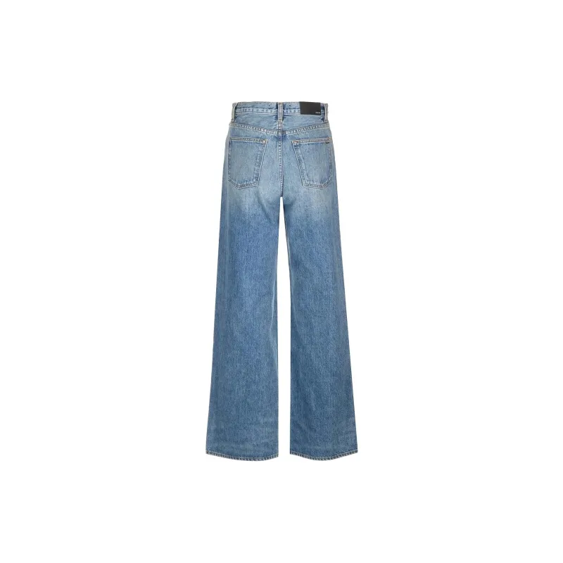 AMIRI High rise Wide leg Jeans-1