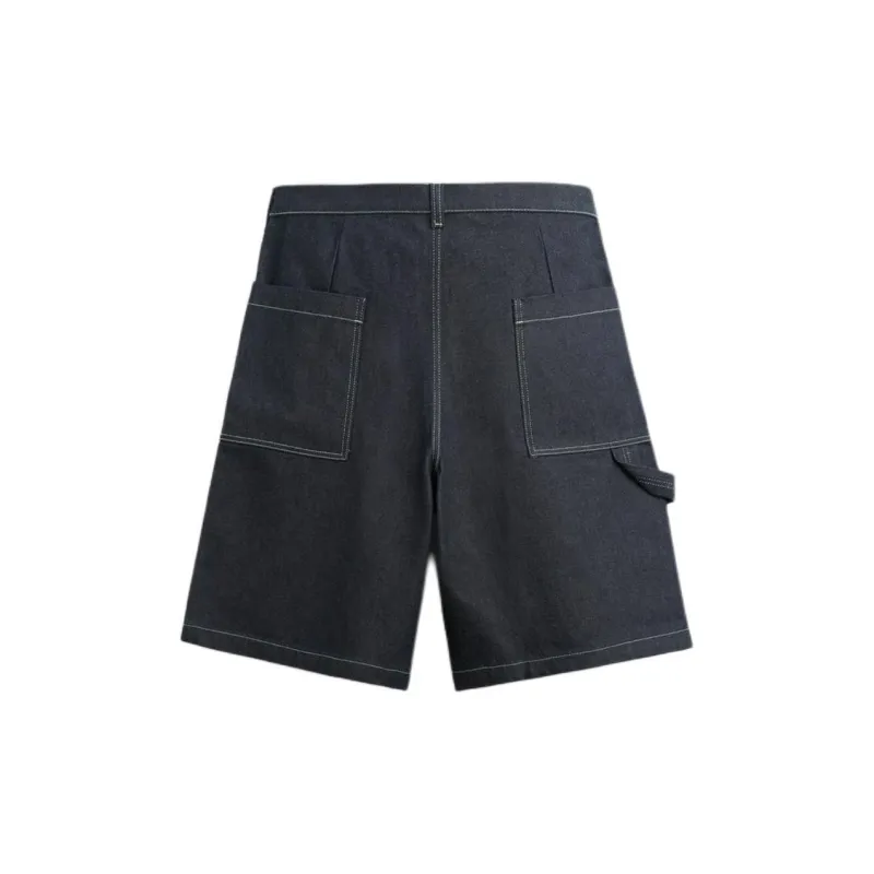 ZARA Casual Shorts Men Blue-1