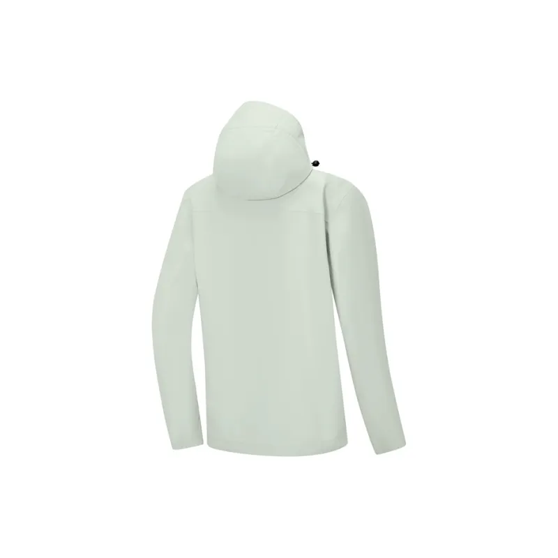 XTEP Wing Water-Resistant Windproof Windbreaker Jacket Unisex Labyrinth Green-2