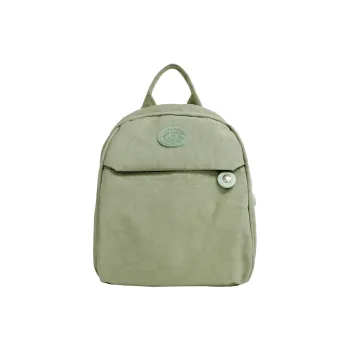 BAODIDAISHU Nylon Fabric Portable Backpack Regular Women's Green Purple Pink Black