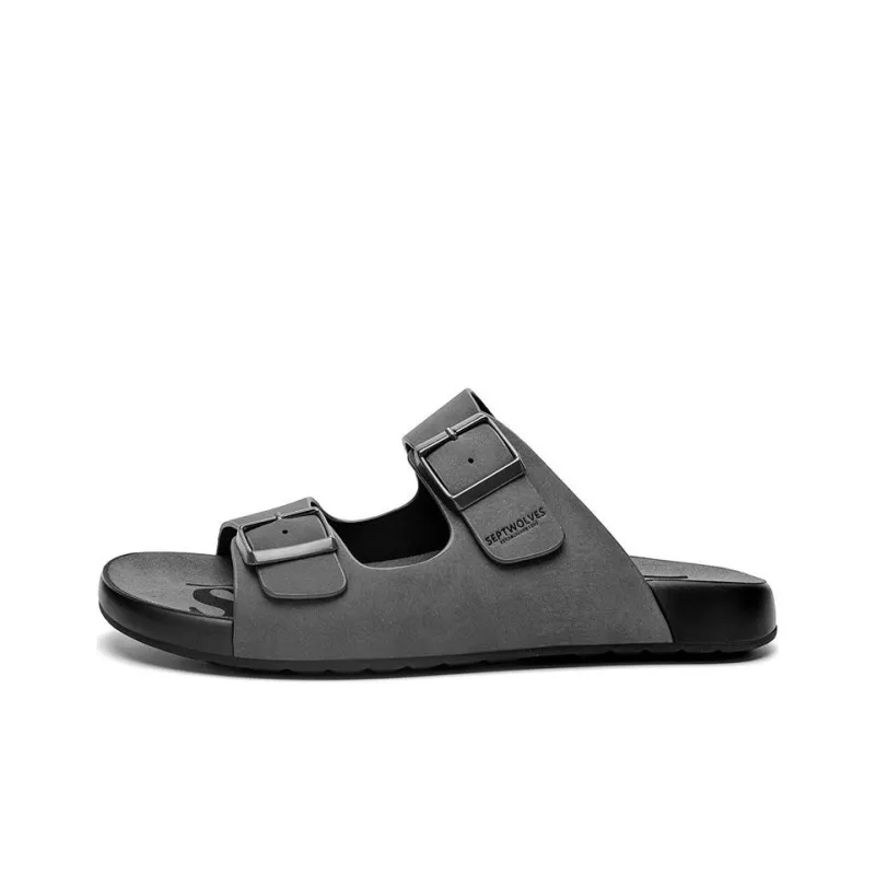 SEPTWOLVES Cut-Out Slide Slippers Unisex-7