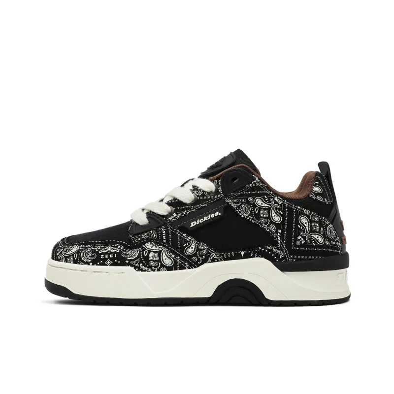 Dickies Low Top Skateboard Shoes Men's Black White-0