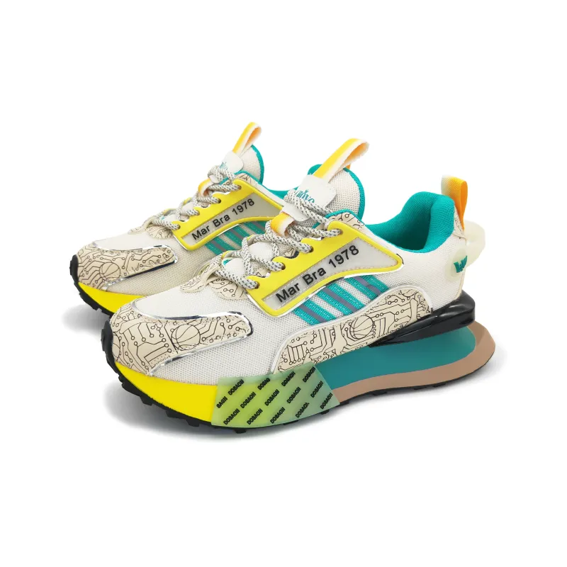 CHOVO Anti-Slip And Wear-Resistant Lightweight Height Increasing Low-Top Casual Shoes Unisex-9