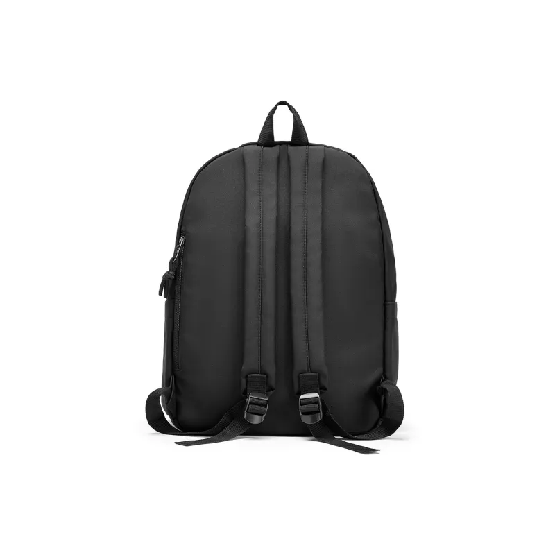 CORALDAISY Fabric Backpack Shoulder Bag Backpack Travel Bag Laptop Bag Regular Unisex Black-3