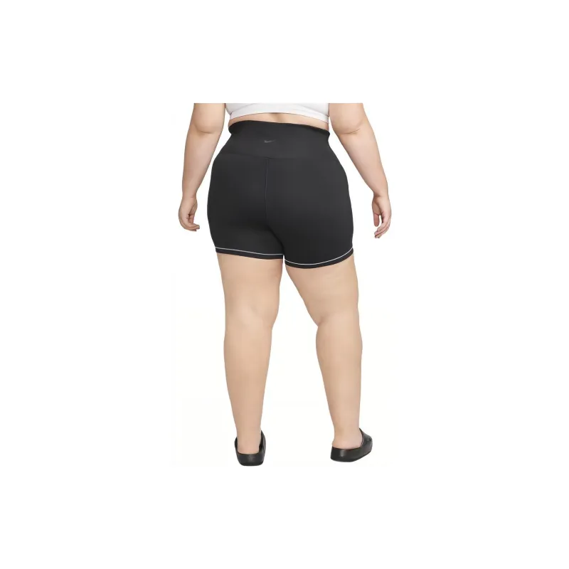Nike One Rib Women's High-Waisted 5' Biker Shorts Plus Size-1