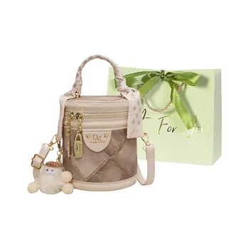Rainbow Girl PU One Shoulder Handbag Women's Ecru/Blue/Black