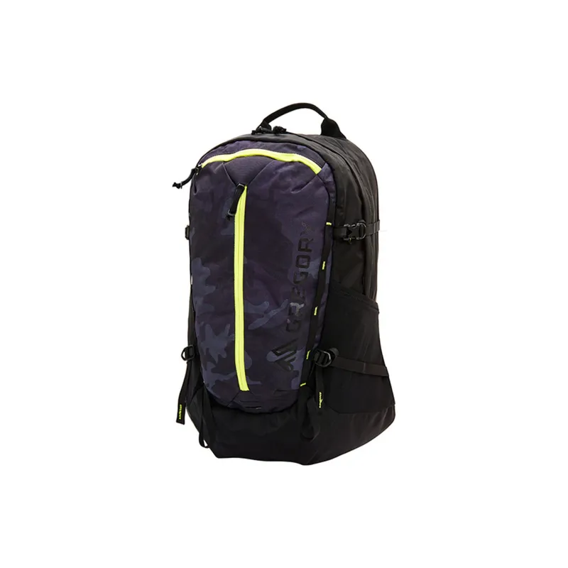 GREGORY Nylon Outdoor Mountaineering Bag Backpack Unisex Black-0