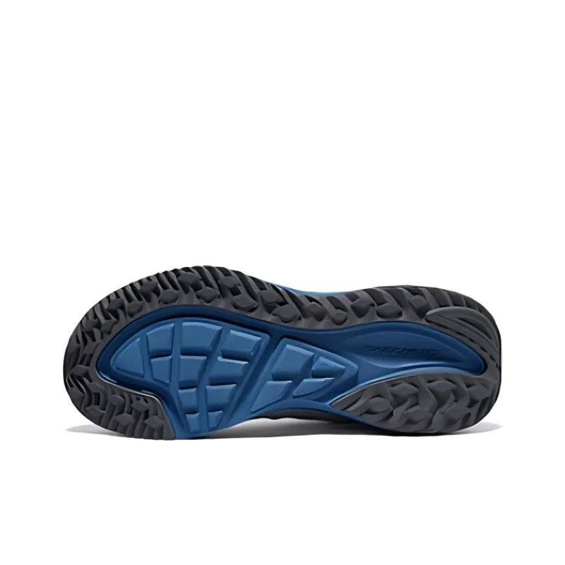 Skechers Cushioning Wear Resistant Low Top Training Running Shoes Men's Gray Blue-4