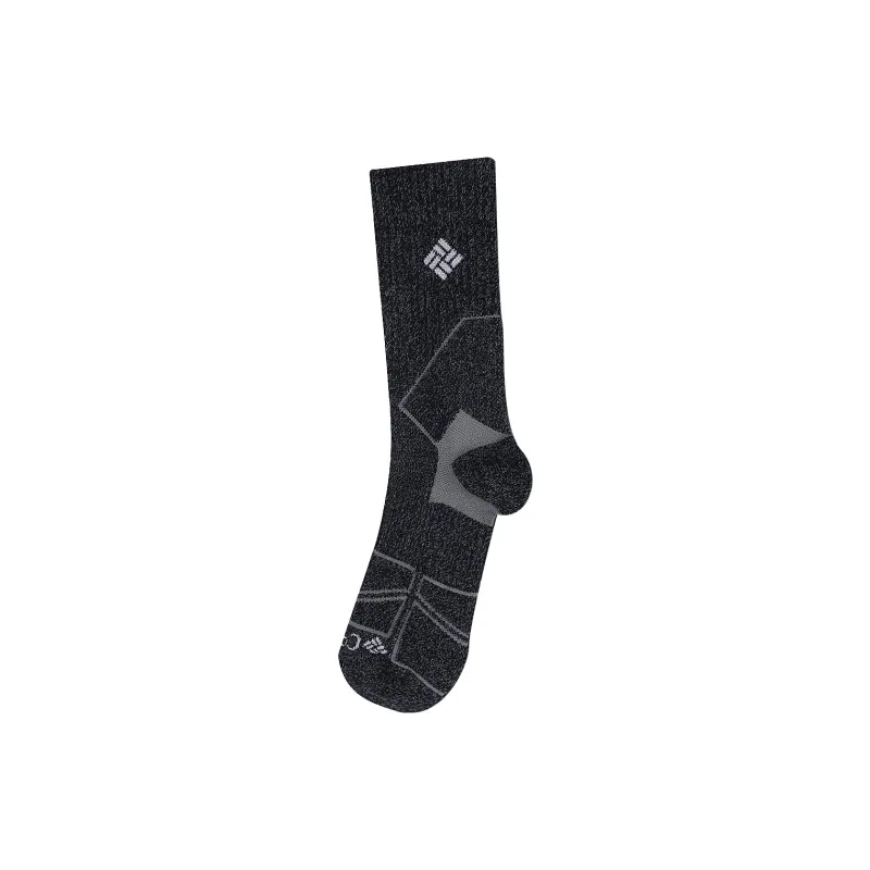 Columbia Hike Crew Mid-Calf Socks Unisex 1 Pack Gray-0