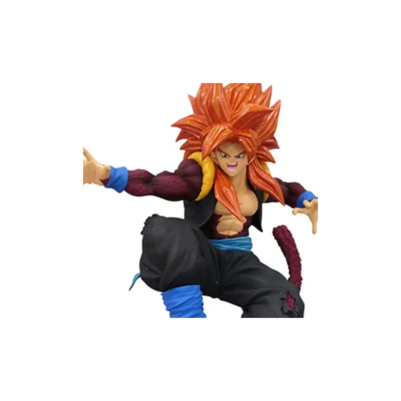 BANPRESTO Super Dragon Ball Heroes 9th Anniversary Figure Super Saiyan 4 Xeno Gogeta Figure Red-4