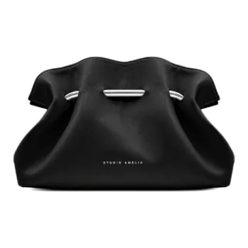 STUDIO AMELIA Nappa Leather Crossbody Bags Shoulder Bags Mini Women's Black