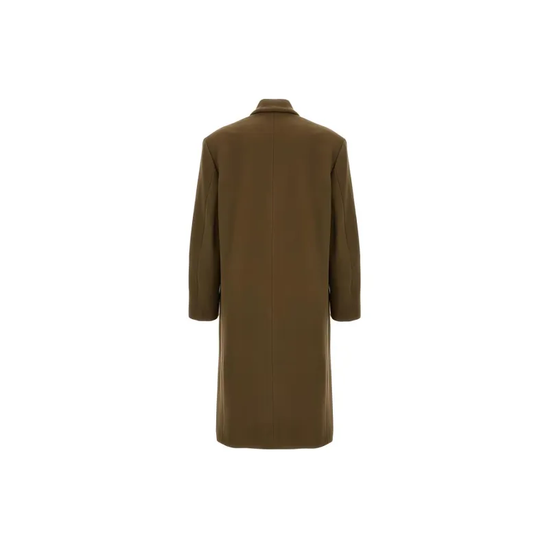 Lemaire Double-breasted Wool Coat-1