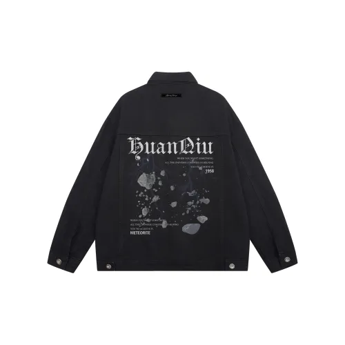 HUANQIU Denim Jackets Unisex