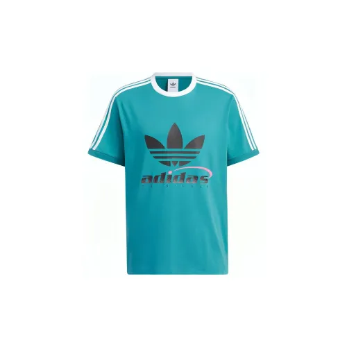 Adidas Originals T-Shirts Men Arctic Ocean Blue