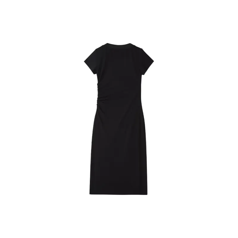 FILA FUSION Short Sleeved Dresses Women's Jet Black-1