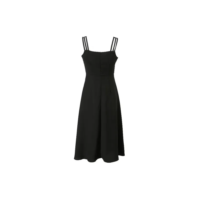 HAPG Slip Dresses Women's Black-1