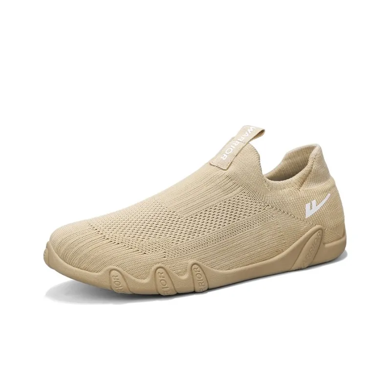 Warrior Slip Resistant, Abrasion Resistant, Breathable, Lightweight Coverage Low Top Casual Shoes Men's Khaki-2
