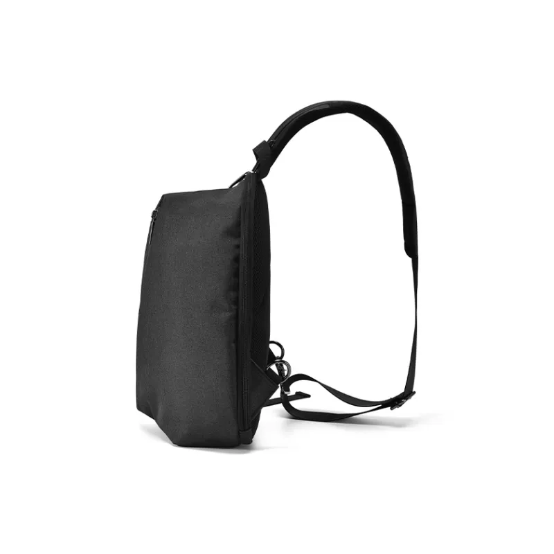 Yohji Kimura Polyester Sling Bag Commute Crossbody Bag Shoulder Bag Regular Men's Black-2