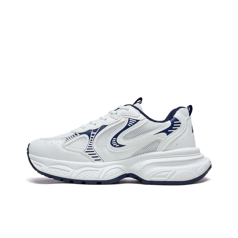 Warrior Slip-Resistant Breathable Height Increasing Low-Top Chunky Sneakers Women's-1