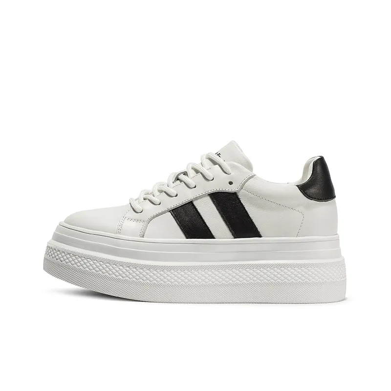 Coup De Foudre Cushioning Height Increasing Low-Top Skateboard Shoes Women's-0