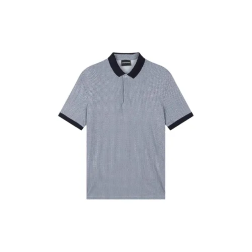 EMPORIO ARMANI Polo Shirts Men Dark Blue