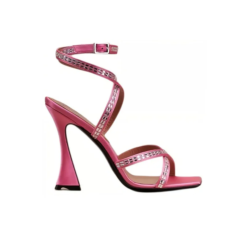 D'ACCORI Carre 100m Crystal-embellished Sandals-1